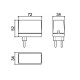 Caixa Patola CF-063 52x34x72mm Caixa Patola CF-063 52x34x72mm
